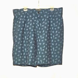 NWT MAELREG Mens Performance Proflex Sage Green Marine Golf Shorts Size 40